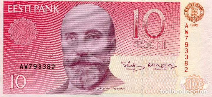 Billetes extranjeros: BILLETE DE 10 CORONAS ESTONIA ( SIN CIRCULAR ) ( BEX71 ) - Foto 1