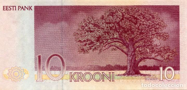 Billetes extranjeros: BILLETE DE 10 CORONAS ESTONIA ( SIN CIRCULAR ) ( BEX71 ) - Foto 2