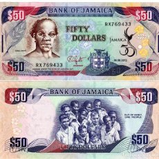 Notas Internacionais: JAMAICA 50 DOLLARS 2012 CONMEMORATIVO 50TH INDEPENDENCIA UNC. Lote 337734978