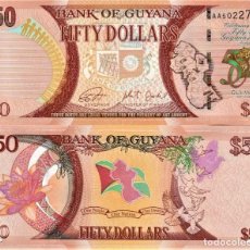 Billetes extranjeros: GUYANA 50 DOLLAR 2016 PICK 41 UNC