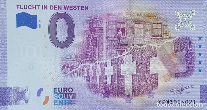International Banknotes: BILLETE 0 Euro Souvenir 0 &euro; ALEMANIA: XEMZ 2021-26 BRAUNSCHWEIG - FLUCHT IN DEN WESTEN