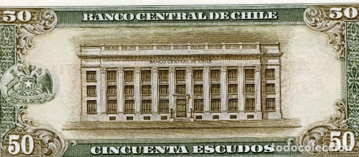 Billetes extranjeros: BILLETE DE 50 ESCUDOS CHILE ( SIN CIRCULAR ) ( BEX183 ) - Foto 2