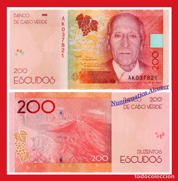 Billetes extranjeros: CABO VERDE 200 Escudos 2019 (2021) Papel Pick nuevo - SC