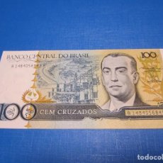 Billetes extranjeros: BILLETE DE 100 CRUZADOS DE BRASIL SC. Lote 300890898