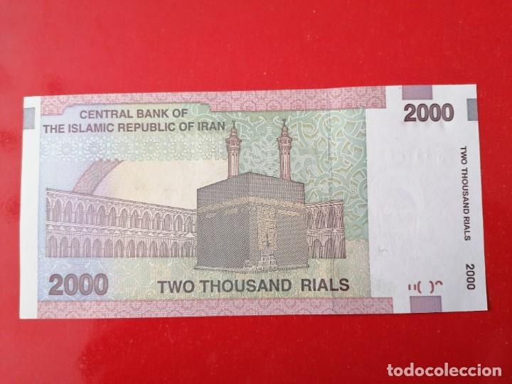 Billetes extranjeros: billete de Ir&aacute;n, 2000 rial 2005 , UNC, - Foto 2