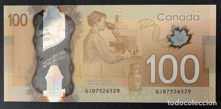 Billetes extranjeros: CMC CANADA 100 DOLARES 2013 PICK 110-B SC - Foto 2
