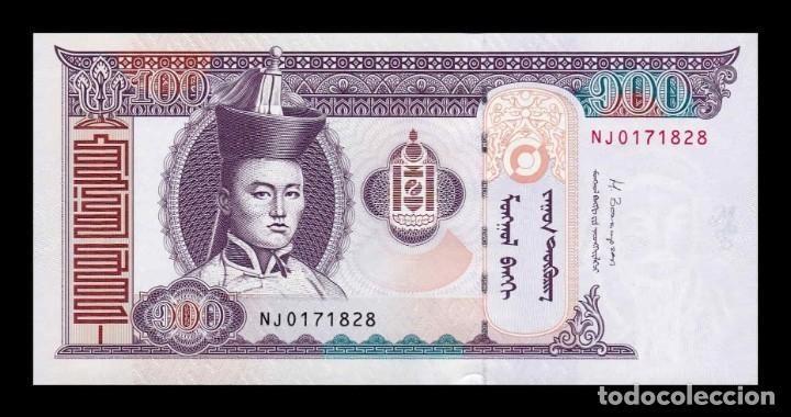 Billetes extranjeros: Mongolia 100 Tugrik Sukhe Bataar 2014 Pick 65c Sc Unc - Foto 1