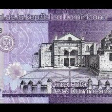 Billetes extranjeros: REPÚBLICA DOMINICANA 50 PESOS DOMINICANOS 2019 PICK 189 NUEVO SC UNC. Lote 340296098