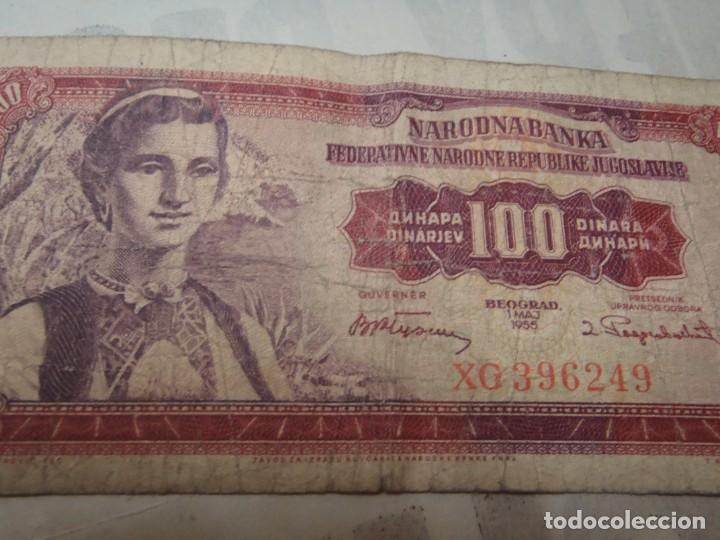 Billetes extranjeros: BILLETE DE 100 - DINARA - YUGOSLAVIA - Foto 1