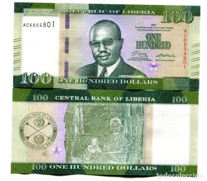 Billetes extranjeros: LIBERIA 100 DOLLARS 2017 Pick 35b SIN CIRCULAR - Foto 1