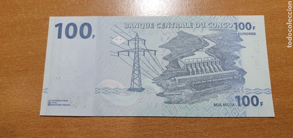 Billetes extranjeros: El congo 100 francos a&ntilde;o 2000 sc - Foto 2