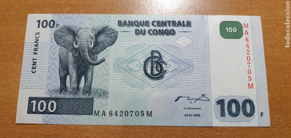 Billetes extranjeros: El congo 100 francos a&ntilde;o 2000 sc - Foto 1