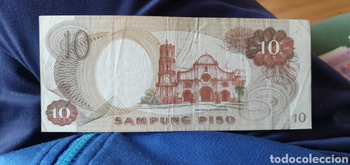 Billetes extranjeros: Filipinas 10 piso 1949 ebc - Foto 2