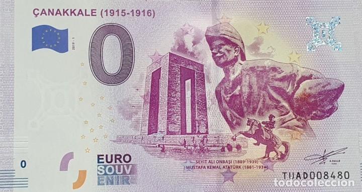 Banconote internazionali: BILLETE 0 Euro Souvenir 0 &euro; TURQUIA: TUAD 2019-1 &Ccedil;ANAKKALE (1915-1916)