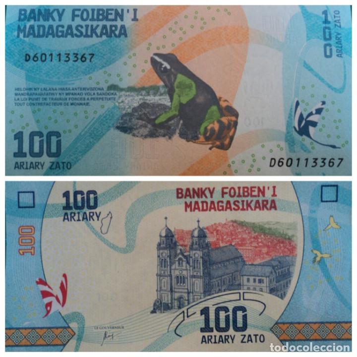 Billetes extranjeros: BILLETE 100 ARIARY, 2017 MADAGASCAR, S/C-UNC. - Foto 1