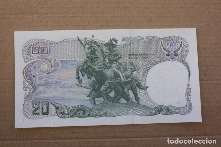 Billetes extranjeros: TAILANDIA - 20 BATH (1981) SC - Foto 2