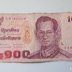 Billetes extranjeros: TAILANDIA 100 BAHT 2005 PICK 114 (8) MBC-/BC+. Lote 309860908
