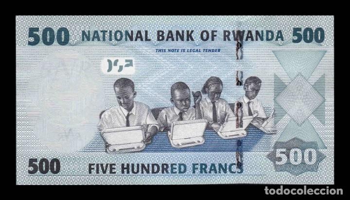 Billetes extranjeros: Ruanda 500 Francs 2013 Pick 38 Sc Unc - Foto 2