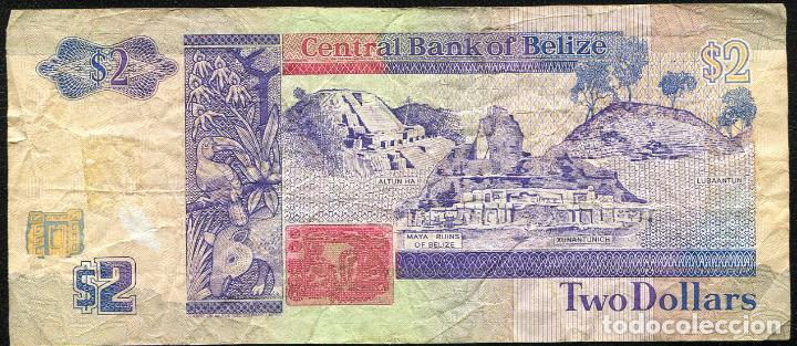 Billetes extranjeros: BELICE - 2 DOLARES 1990 Pick. 52 - Foto 2