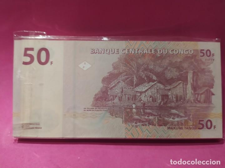 Billetes extranjeros: Taco 100 billetes 50 Francos Congo - Foto 2