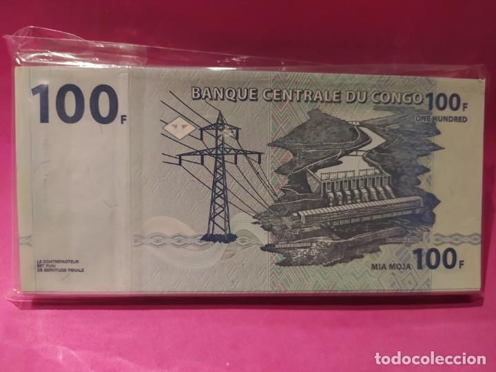 Billetes extranjeros: Taco 100 billetes 100 Francos Congo - Foto 2