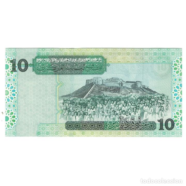 Billetes extranjeros: [#178486] Billete, 10 Dinars, Libia, KM:70a, UNC - Foto 2