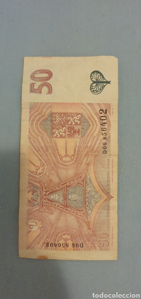 Billetes extranjeros: Billete Rep&uacute;blica checa original % - Foto 2