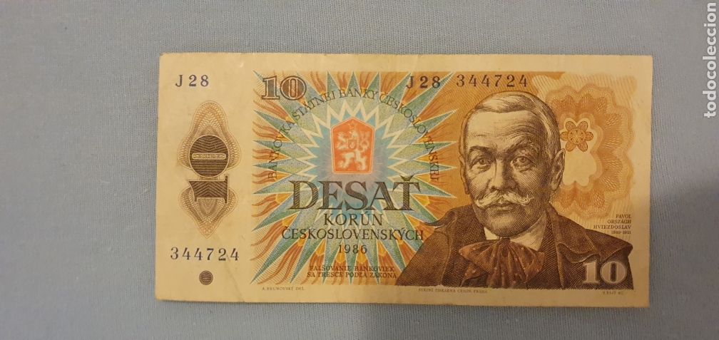 Billetes extranjeros: Billete Rep&uacute;blica checa original % - Foto 1