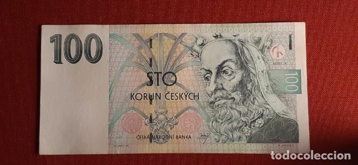 Billetes extranjeros: 100 KORUN, REP&Uacute;BLICA CHECA. 1997. (PICK.18). - Foto 1