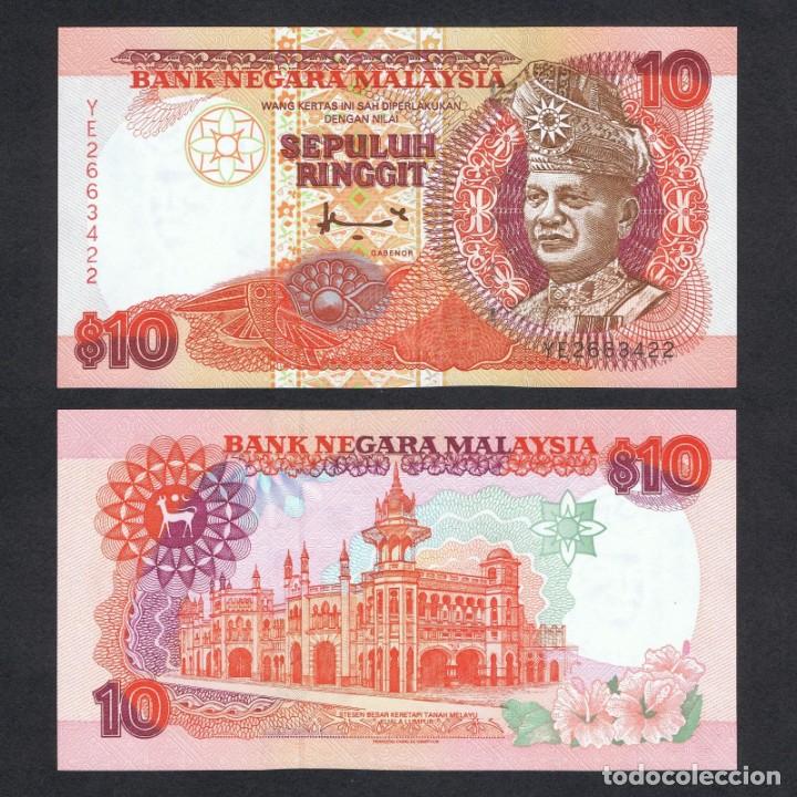 Billetes extranjeros: MALASIA 10 RINGGIT 1995 Pick 36 n/s YM3432036 SIN CIRCULAR - Foto 1
