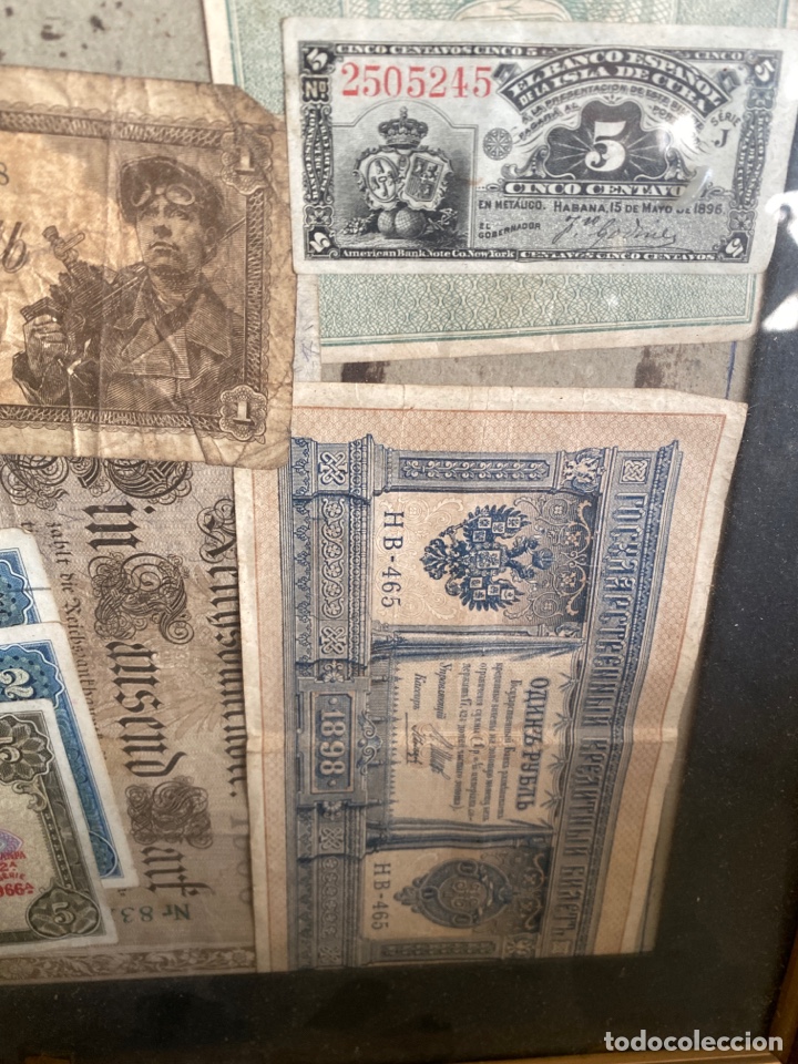Billetes extranjeros: COLECCI&Oacute;N BILLETES ENMARCADOS - Foto 3