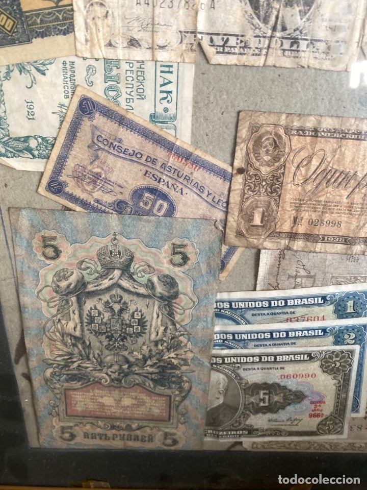 Billetes extranjeros: COLECCI&Oacute;N BILLETES ENMARCADOS - Foto 4
