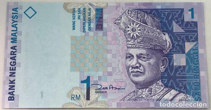 Billetes extranjeros: Billete 2000. 1 Ringgit. Malasia. SC. Sin Circular - Foto 1