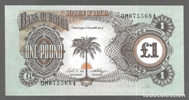 Internationale Banknoten: BILLETE DE AFRICA BIAFRA PLANCHA