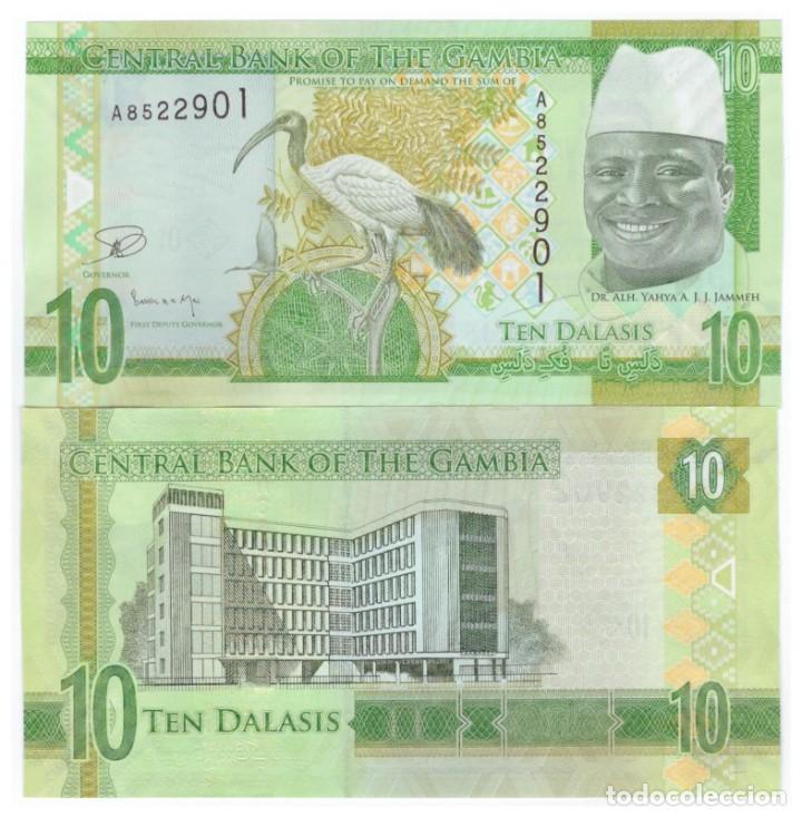 Billetes extranjeros: GAMBIA 10 DALASIS 2015 Pick 32 SIN CIRCULAR - Foto 1