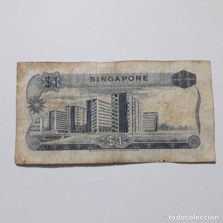 Billetes extranjeros: BILLETE SINGAPUR 1 DOLAR - Foto 2