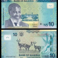 Billets internationaux: BILLETE NAMIBIA 10 DOLARES 2015 SC. DOLLARS. Lote 314172198