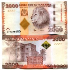 Banconote internazionali: TANZANIA 2000 CHELINES 2015 PICK 42B SC / UNC. Lote 340585198