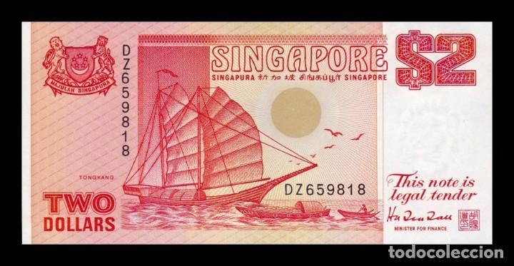 Billetes extranjeros: Singapur 2 Dollars 1990 Pick 27 Sc Unc - Foto 1