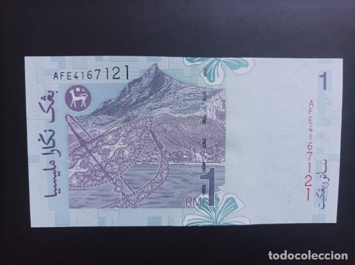 Billetes extranjeros: Billete de malaysia 1 ringgit, a&ntilde;o 1998, Uncirculated - Foto 2