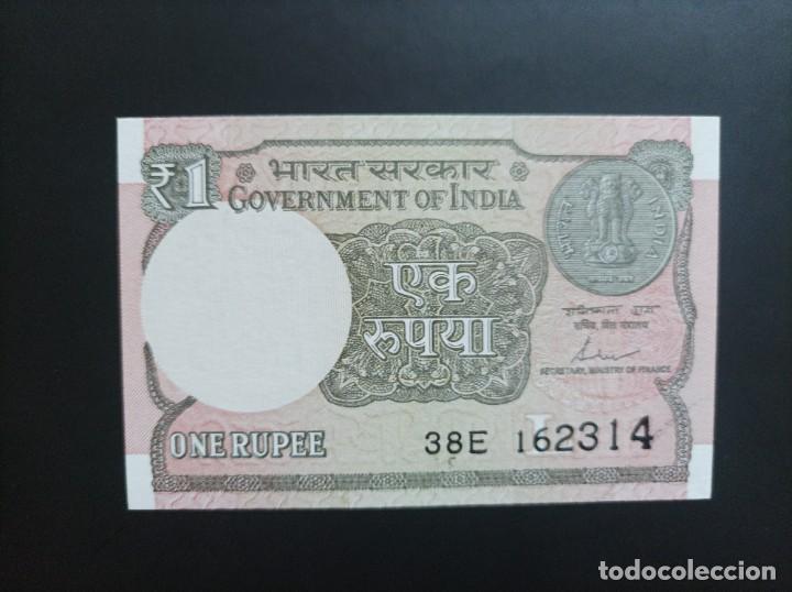 Billetes extranjeros: Billete de la India de 1 Rupia, Uncirculated - Foto 1