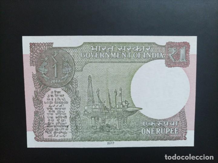 Billetes extranjeros: Billete de la India de 1 Rupia, Uncirculated - Foto 2