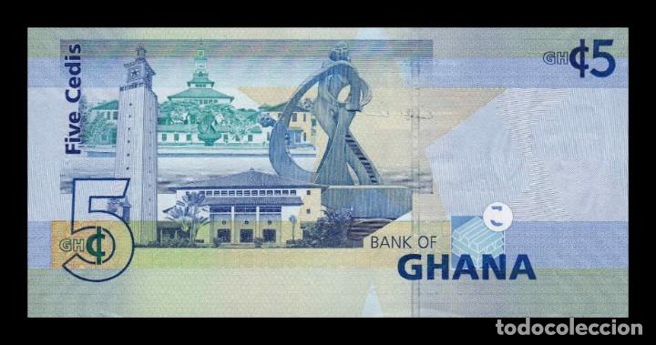 Billetes extranjeros: Ghana 5 Cedis 2014 Pick 38e SC UNC - Foto 2