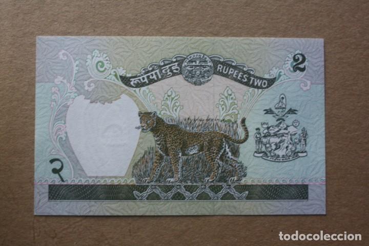 Billetes extranjeros: NEPAL - 2 RUPEES / RUPIAS (1981) SC - Foto 2
