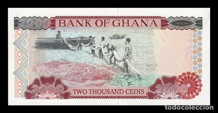 Billetes extranjeros: Ghana 2000 Cedis 1995 Pick 30b Sc Unc - Foto 2