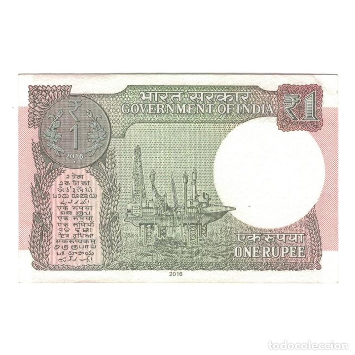 Billetes extranjeros: [#322883] Billete, 1 Rupee, 2016, India, EBC - Foto 2