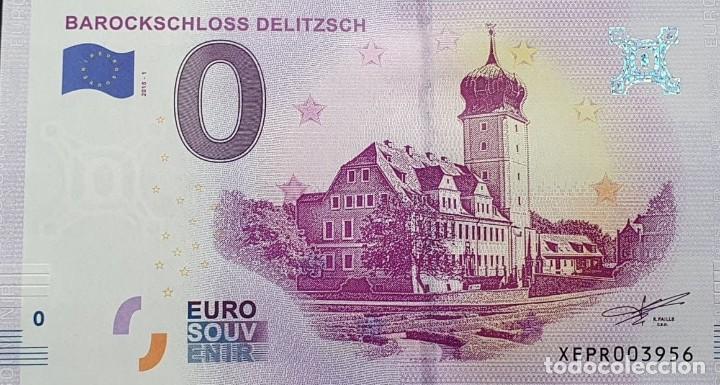 Banconote internazionali: BILLETE 0 Euro Souvenir 0 &euro; ALEMANIA: XEPR 2018-1 BAROCKSCHLOSS DELITZSCH