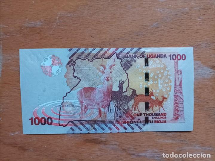 Billetes extranjeros: Billete de Uganda de Shiling, a&ntilde;o 2015, UNCIRCULATED - Foto 1