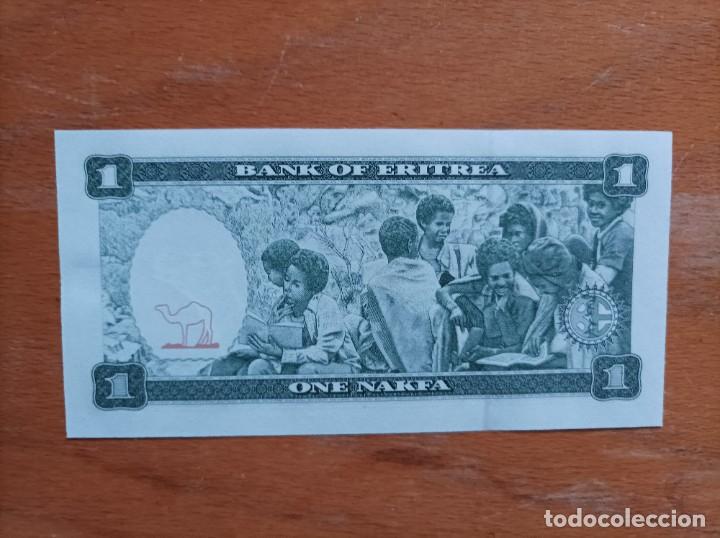 Billetes extranjeros: Billete de Eritrea de 1 nakfa, a&ntilde;o 1997, Uncirculated - Foto 2