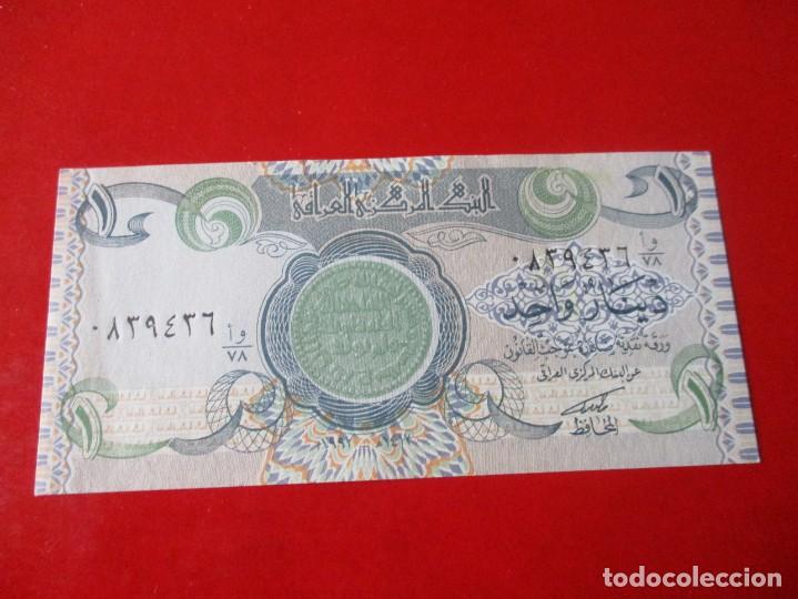 Billetes extranjeros: Irak. billete de 1 dinar sin circular - Foto 1